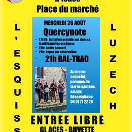Concert-repas et bal trad avec Quercynote