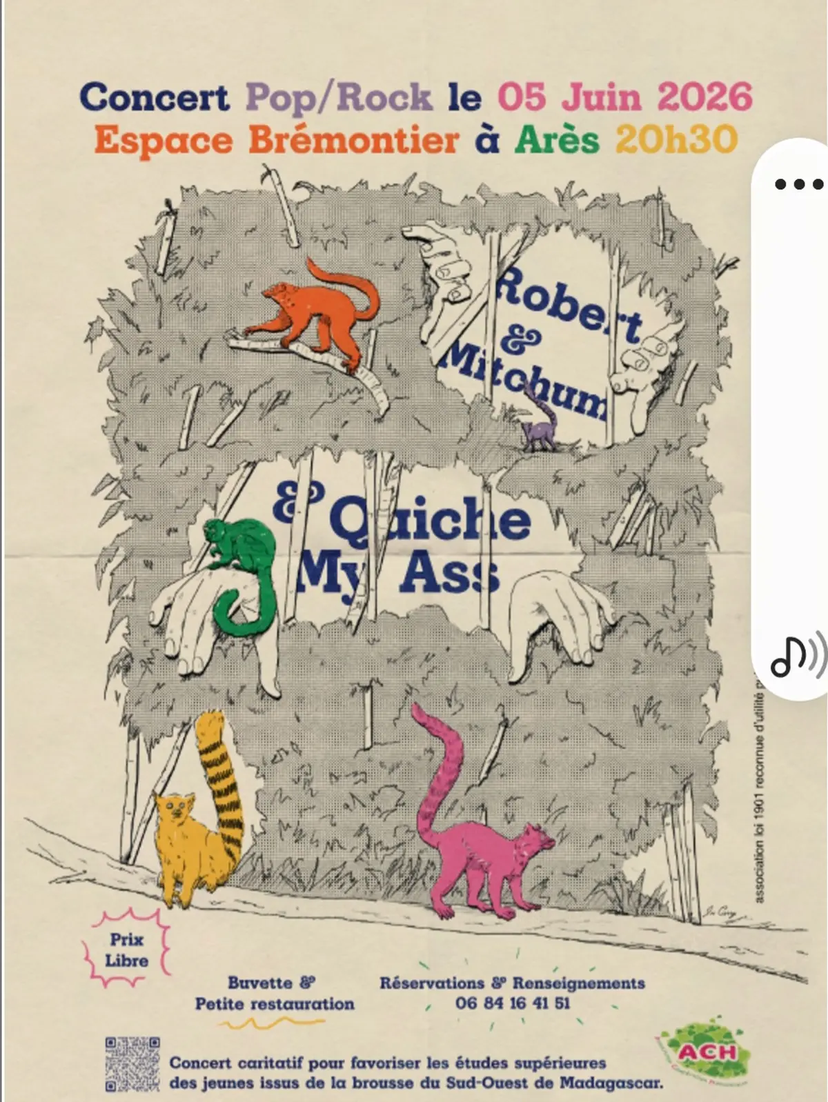 Concert Robert & Mitchum - Quiche my ass