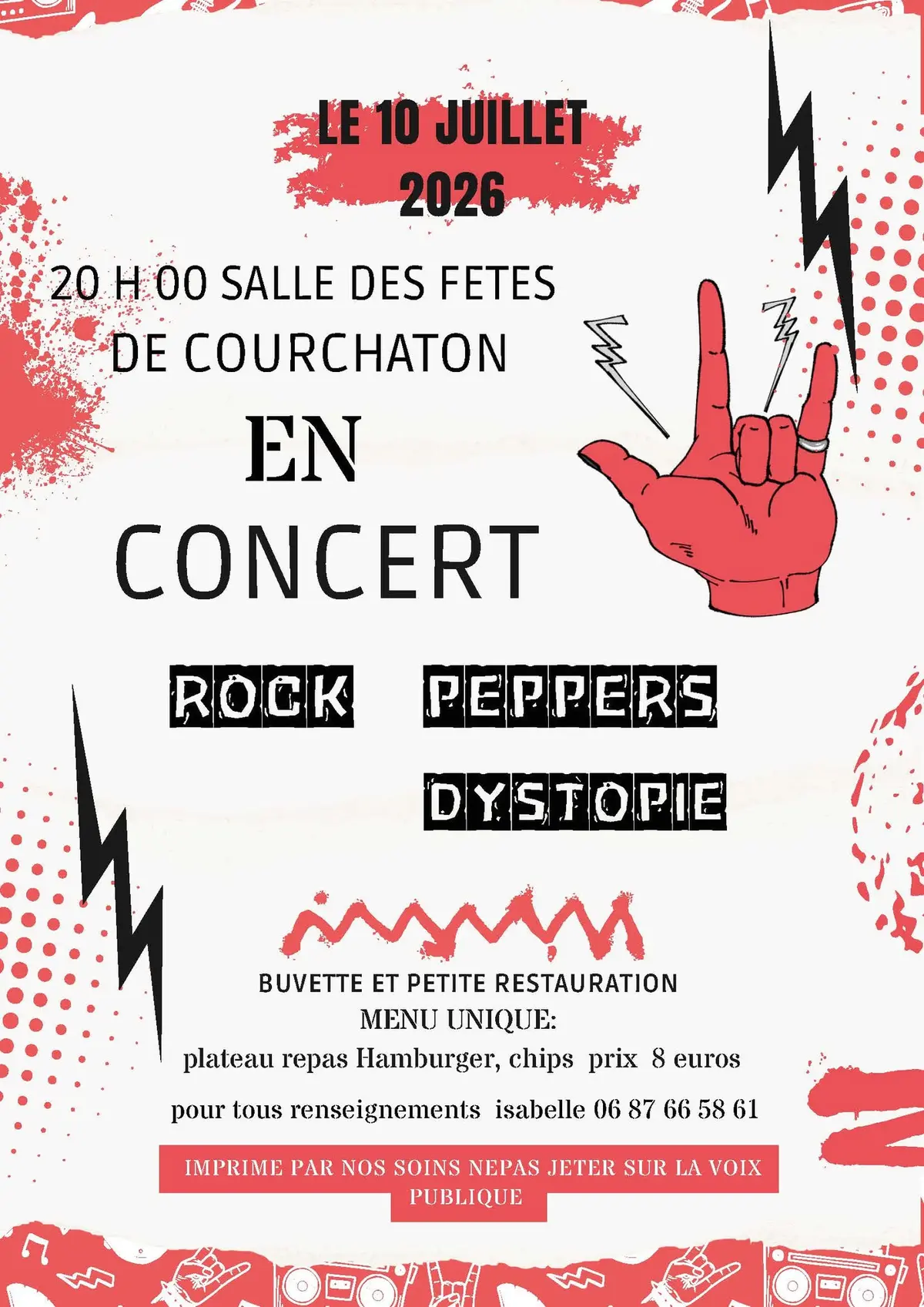 Concert rock