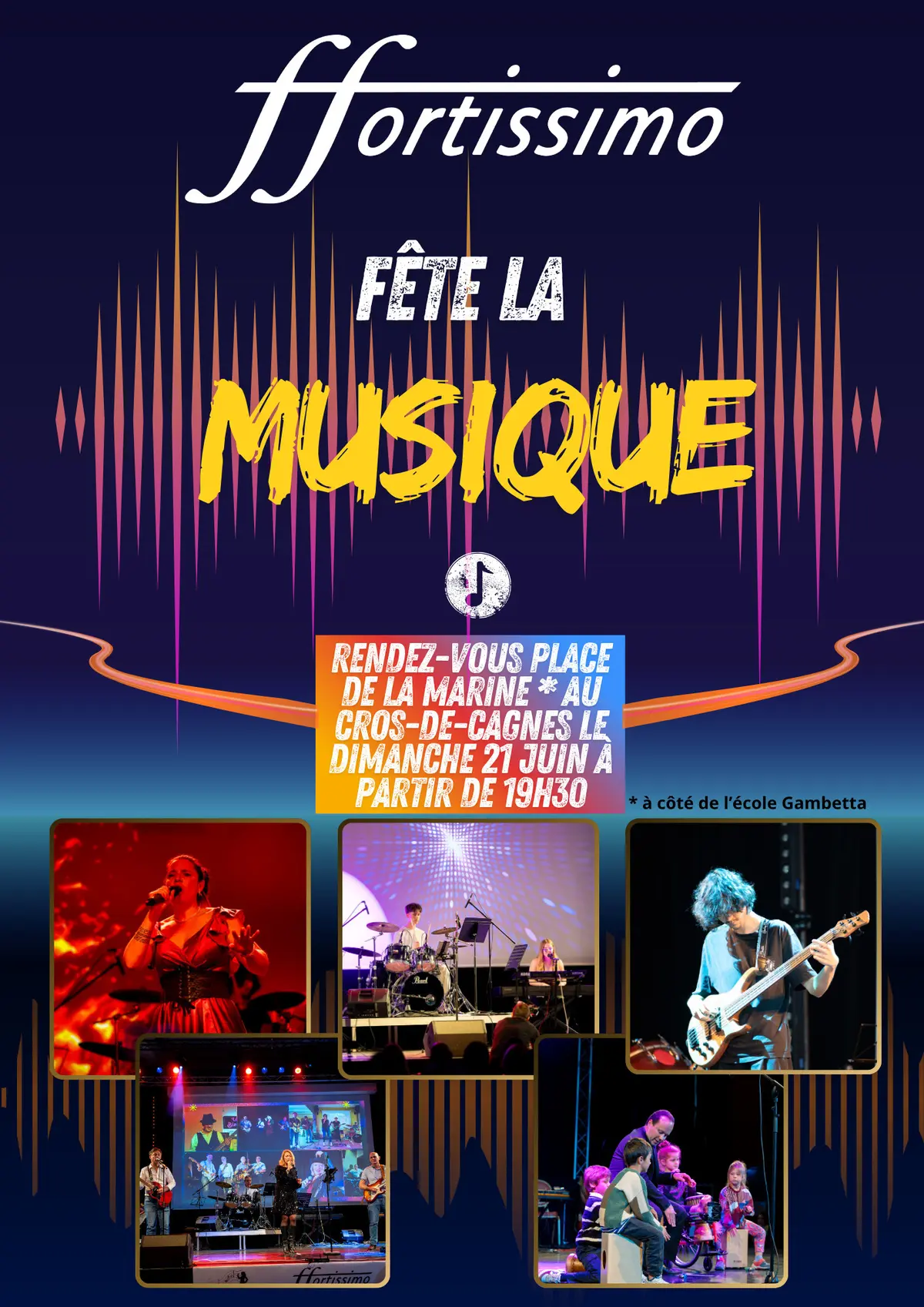 Concert rock de l'école Fortissimo