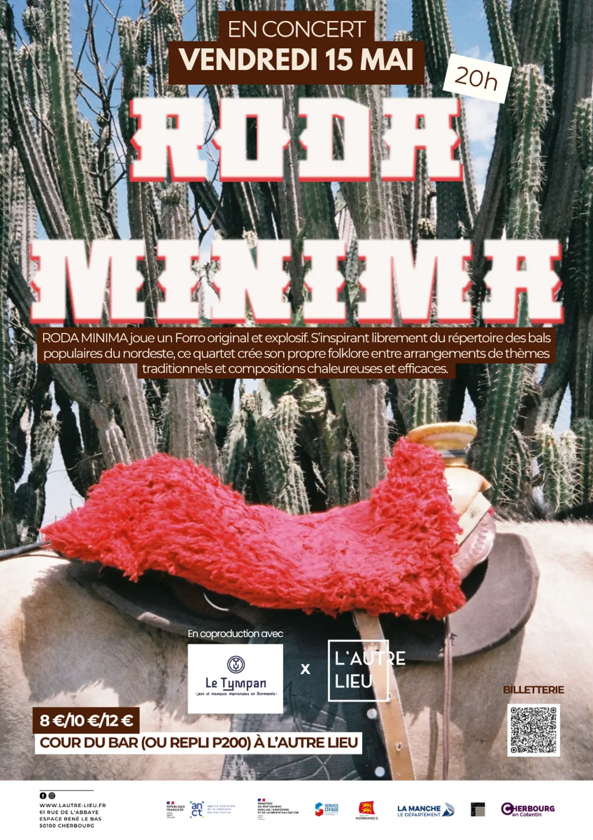 CONCERT - RODA MINIMA en coproduction avec Le Tympan | Cour du bar (ou repli P200)