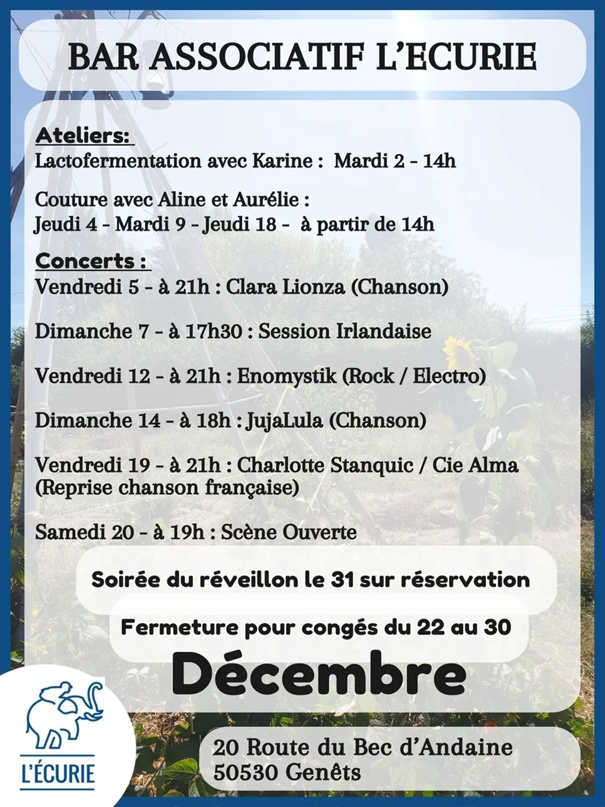 Concert - Scène ouverte