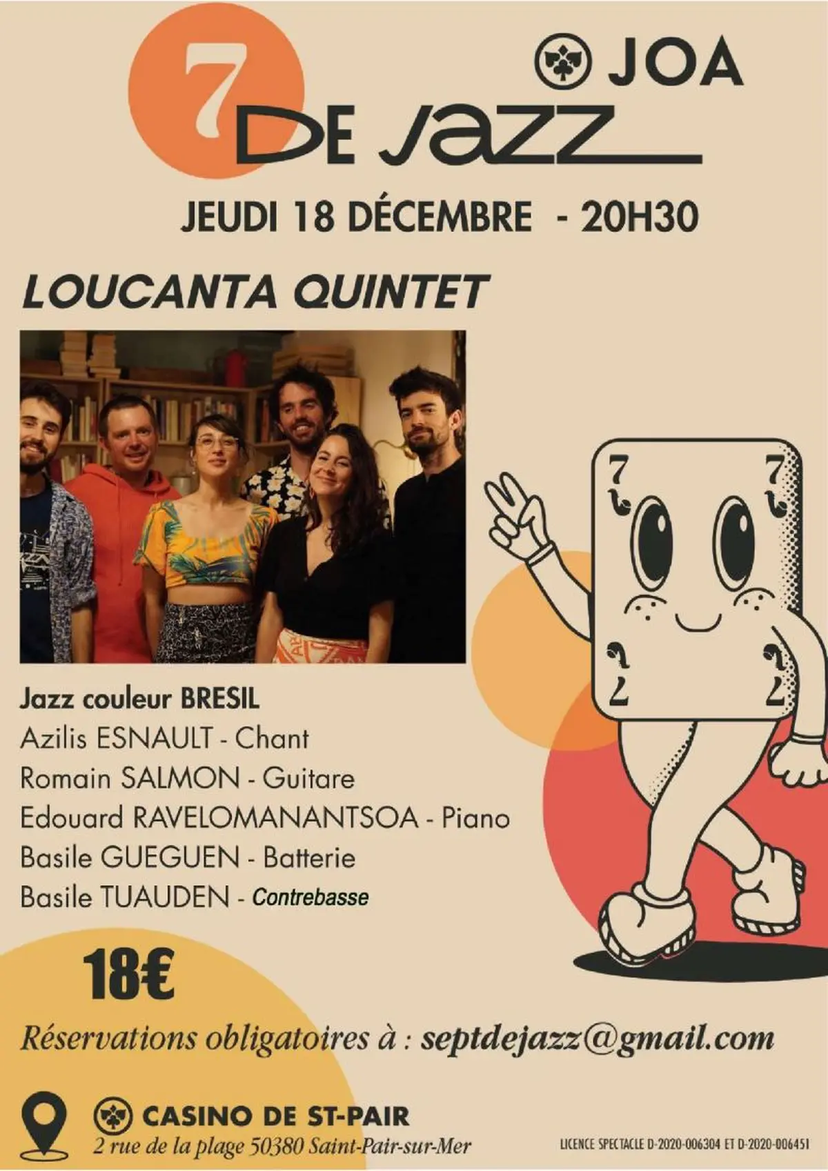 Concert sept de jazz