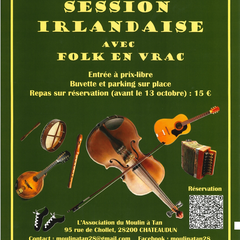 Concert - Session irlandaise avec Folk en Vrac