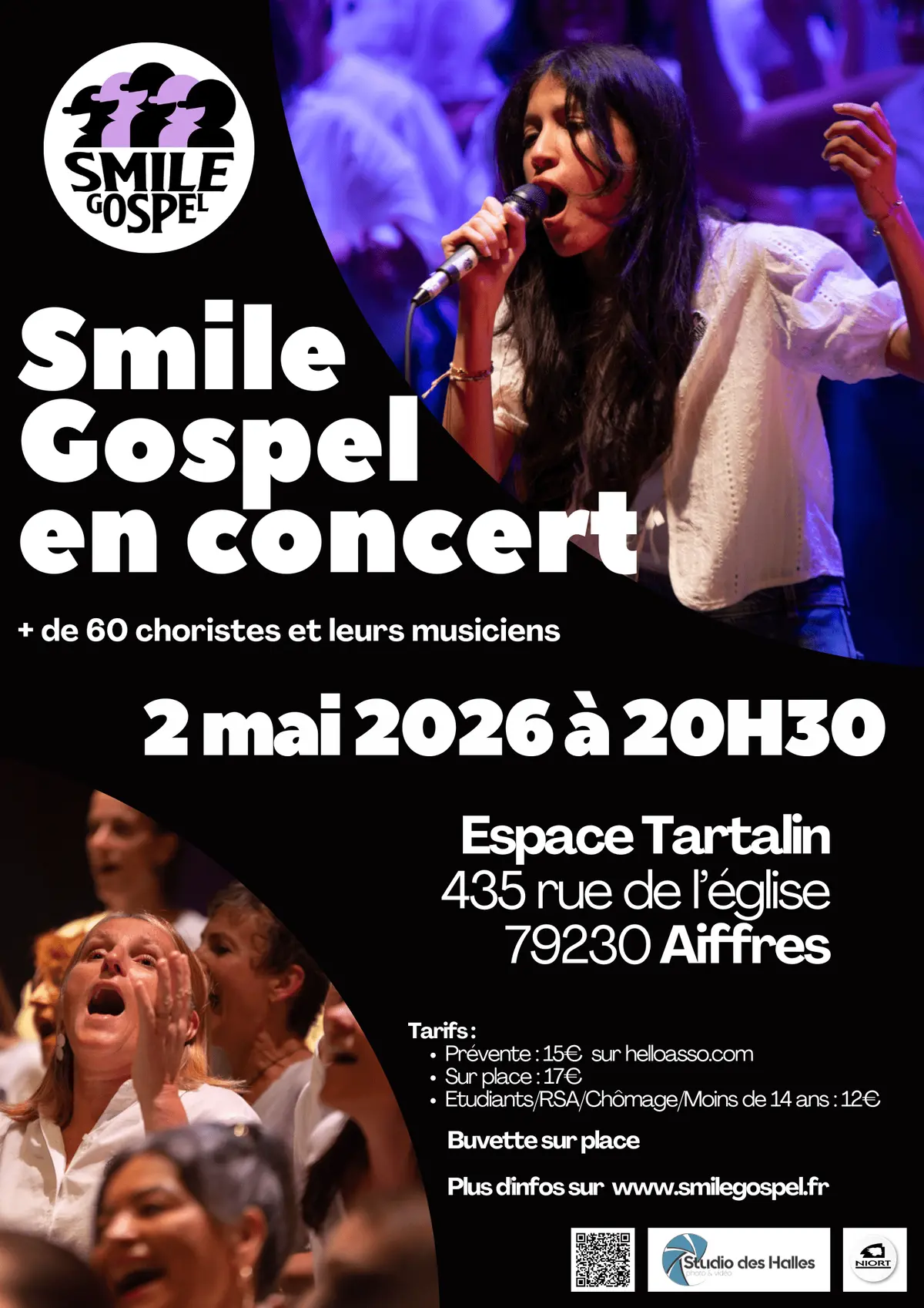 Concert Smile Gospel à Aiffres
