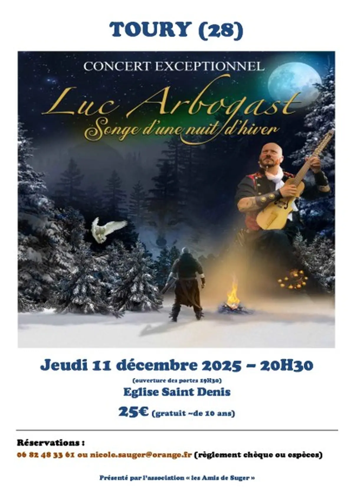 Concert Songe d’une nuit d’hiver – Luc Arbogast