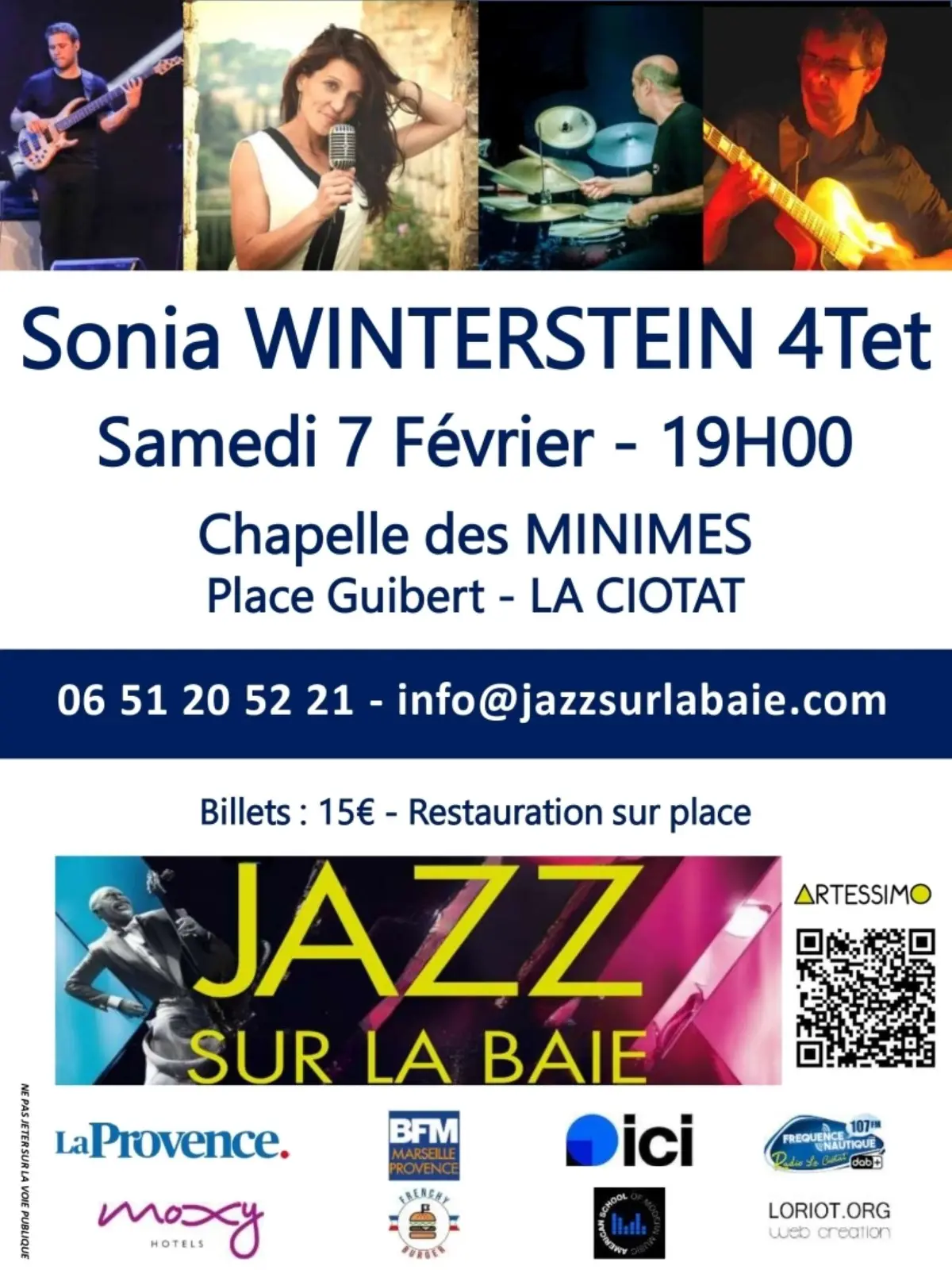 Concert Sonia Winterstein Quartet - Hommage à Henri Salvador