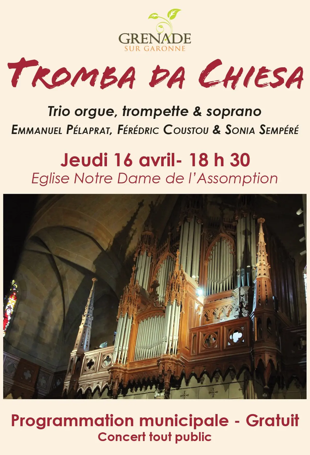 Concert Soprano, Orgue & Trompette