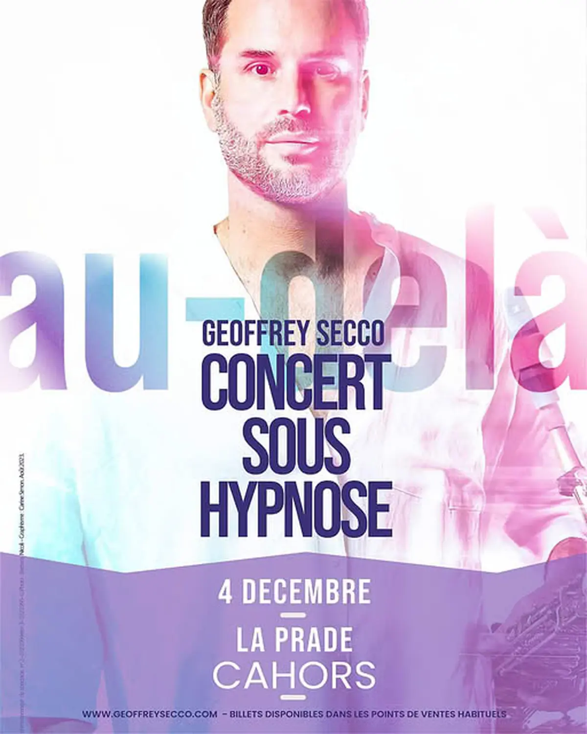 Concert sous hypnose Au delà - Geoffrey SECCO