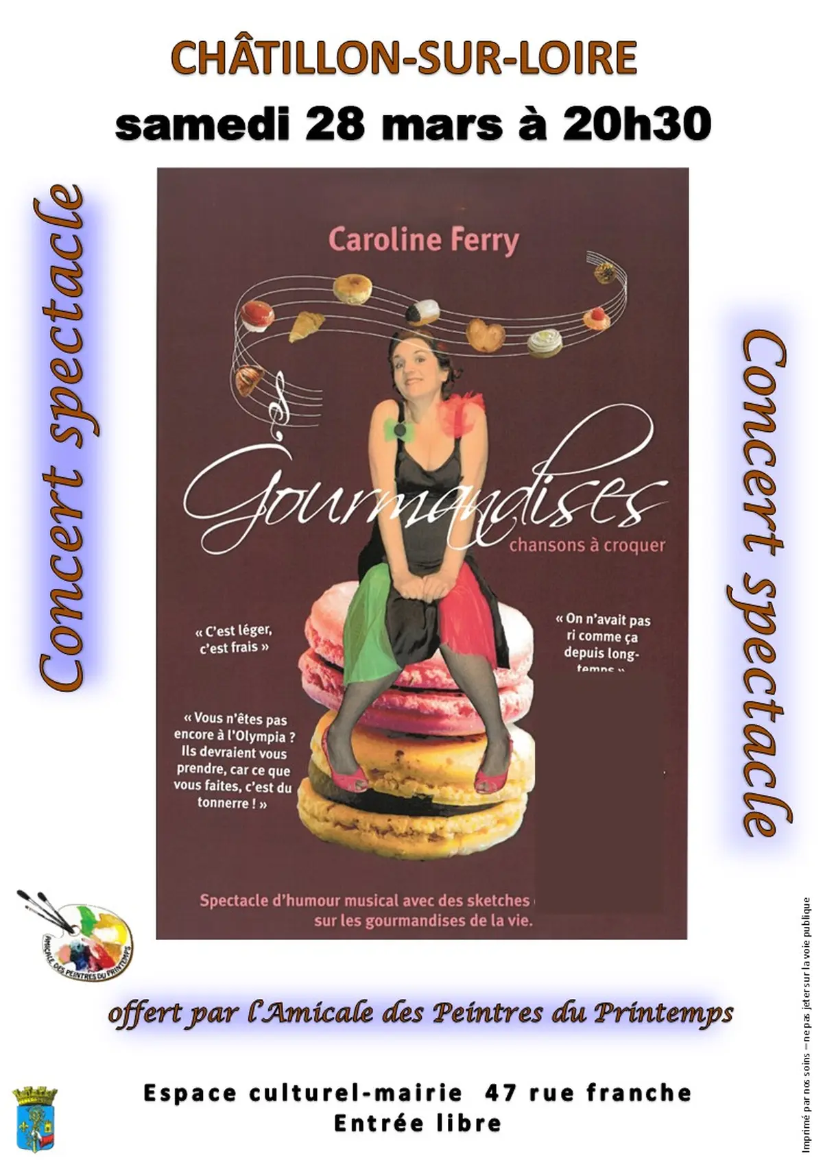 Concert-spectacle Gourmandises de Caroline Ferry
