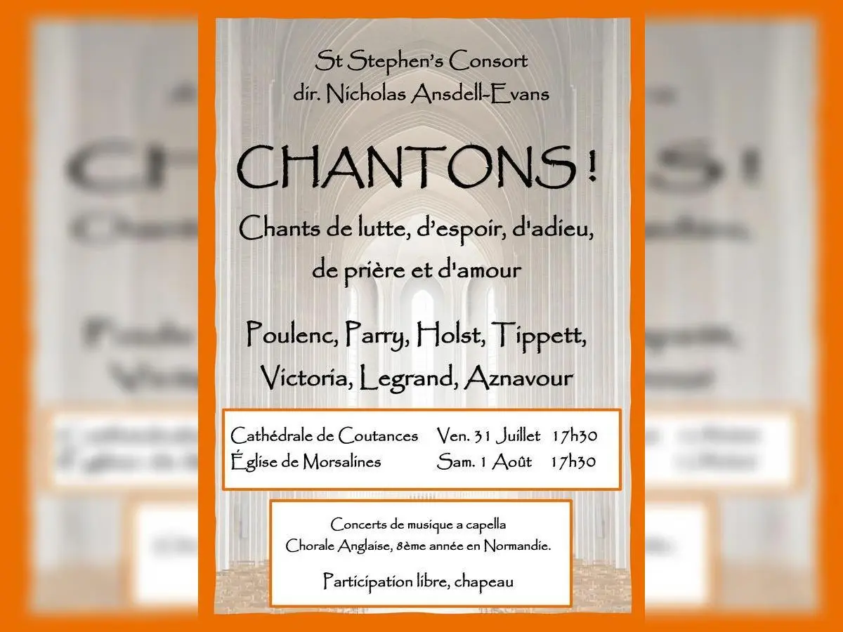 Concert : St Stephen Consort Chantons !