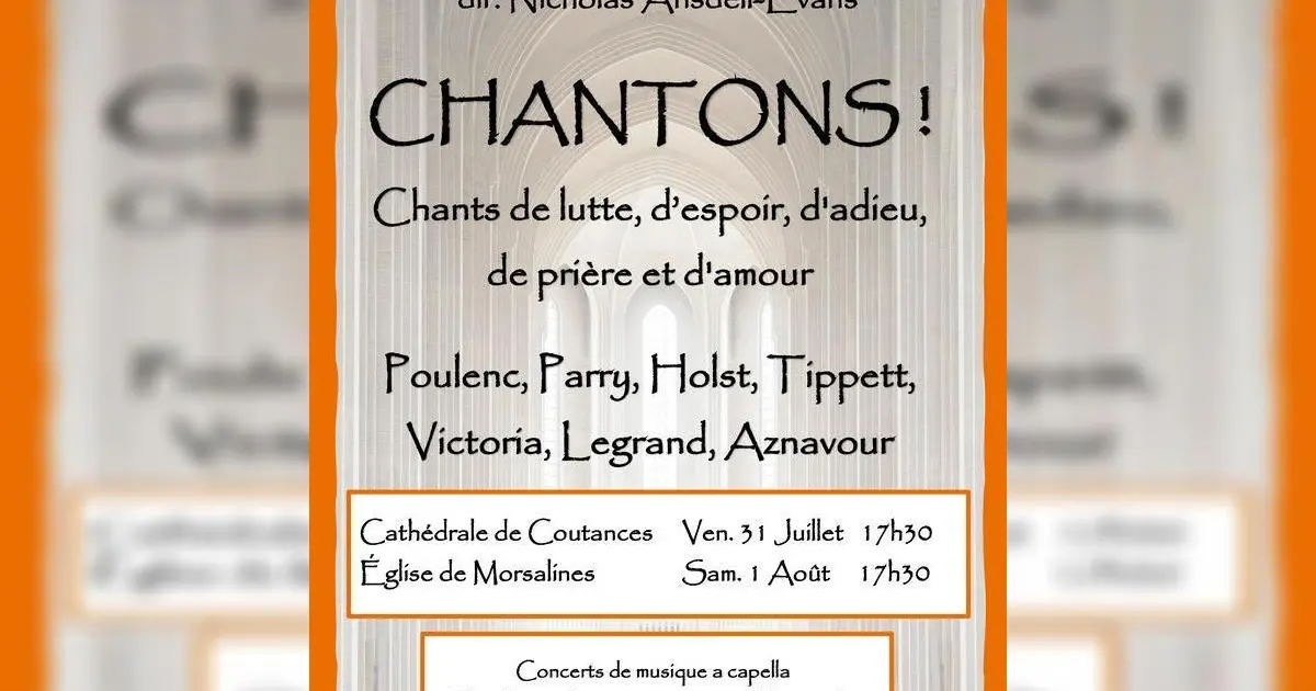 Concert : St Stephen Consort "Chantons !"