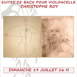 CONCERT: SUITES DE BACH VIOLONCELLE SEUL  par Christophe ROY