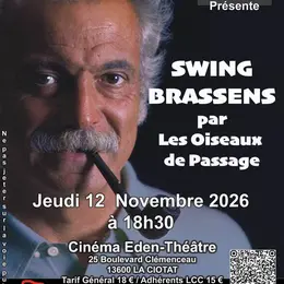 Concert Swing brassens par les Oiseaux de Passage