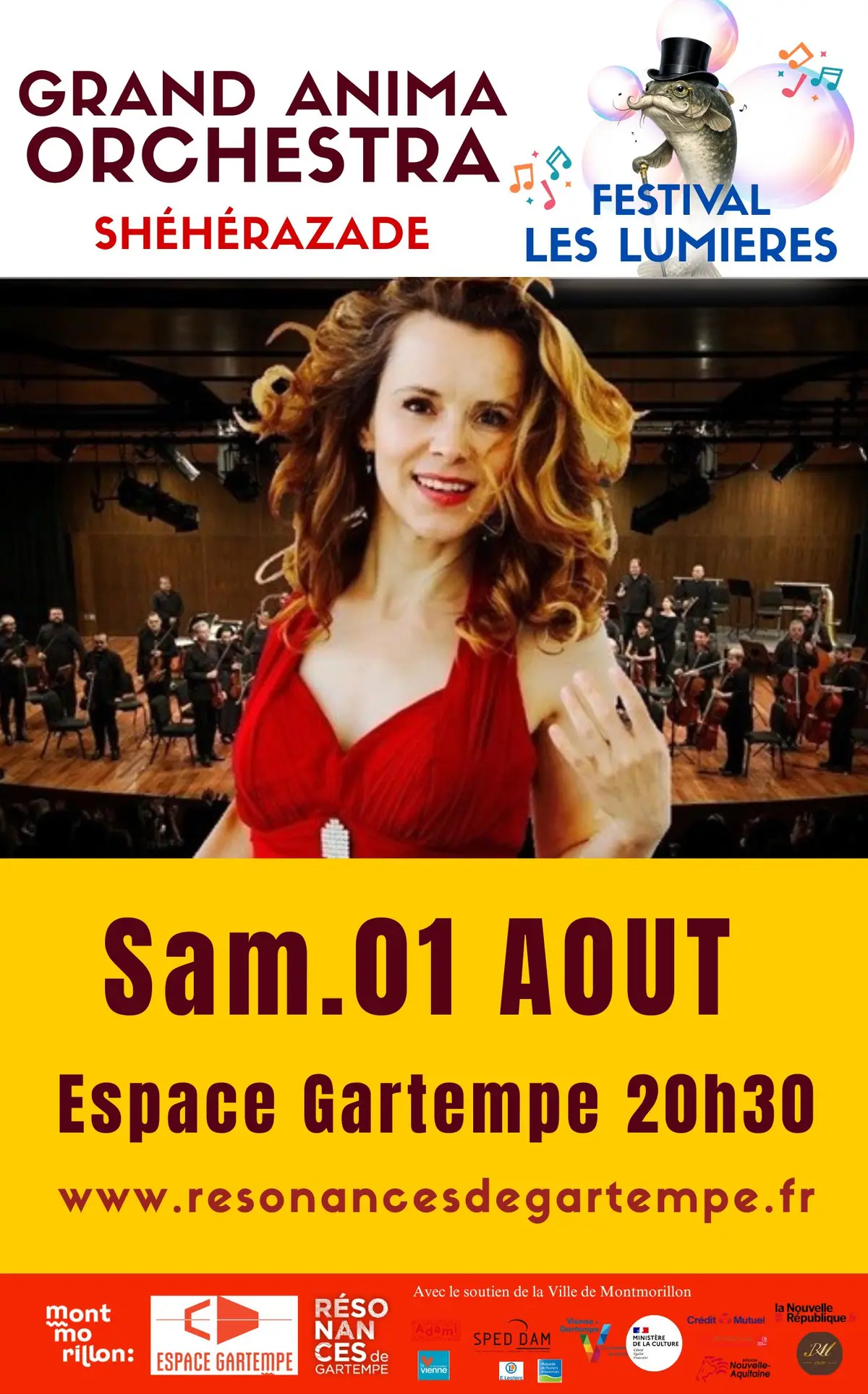Concert symphonique Grand ANIMA Orchestra :  L’Amour Sorcier & Shéhérazade