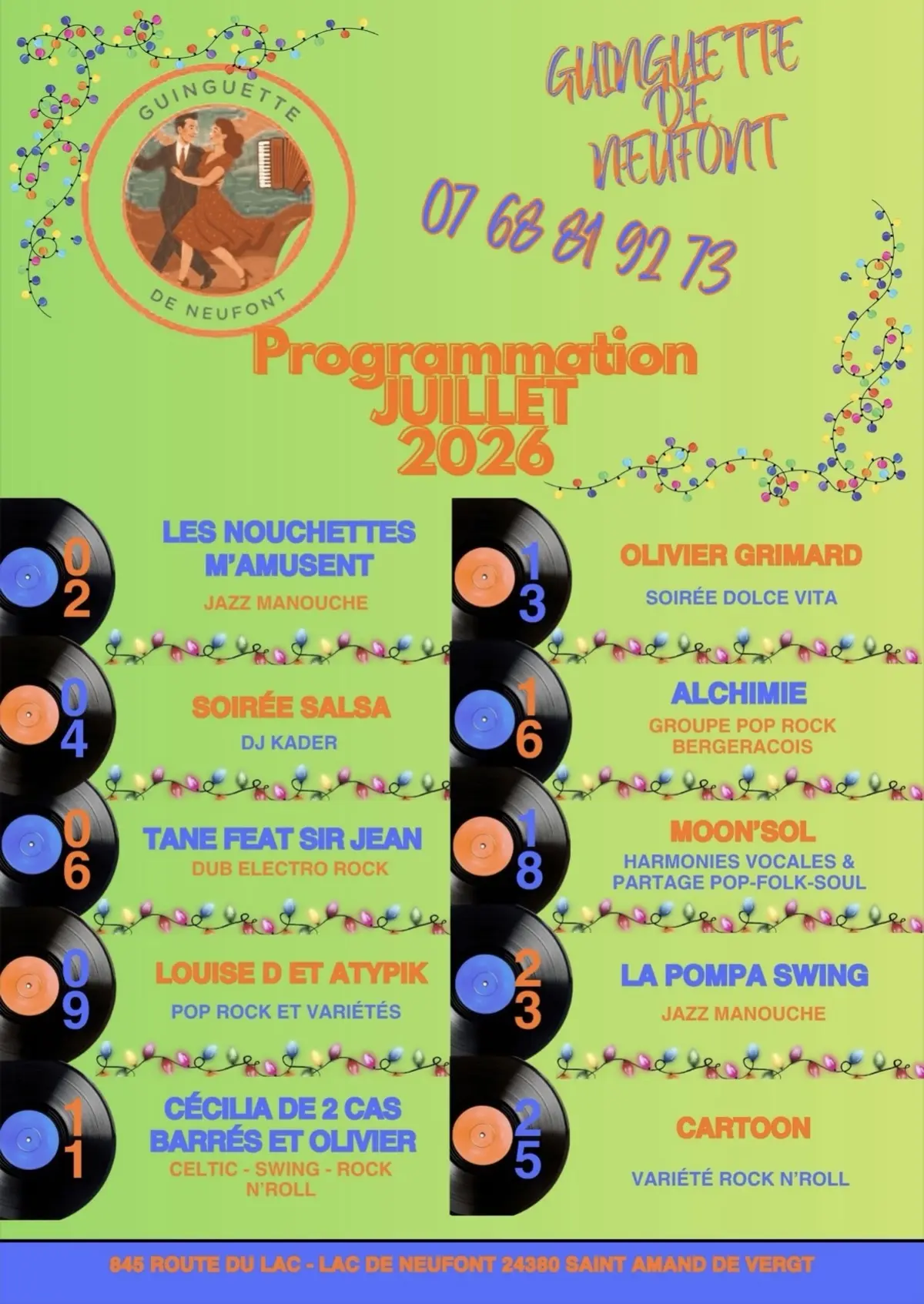 Concert Tane feat sir jean - la guinguette de Neufont