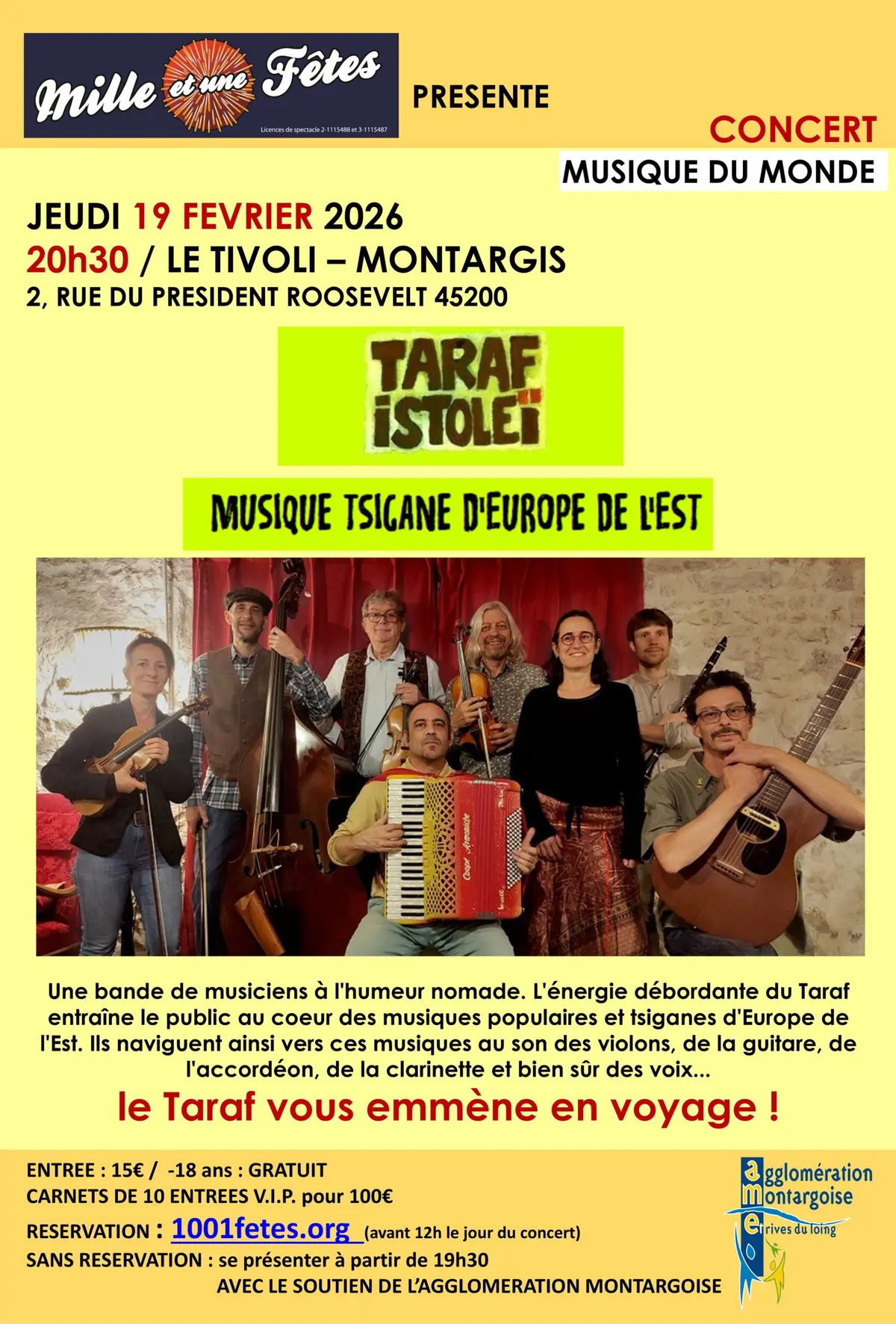 Concert : TARAF ISTOLEÏ