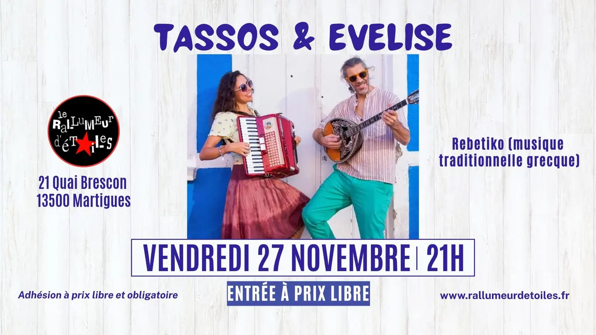 Concert TASSOS & EVELISE (Rebetiko)