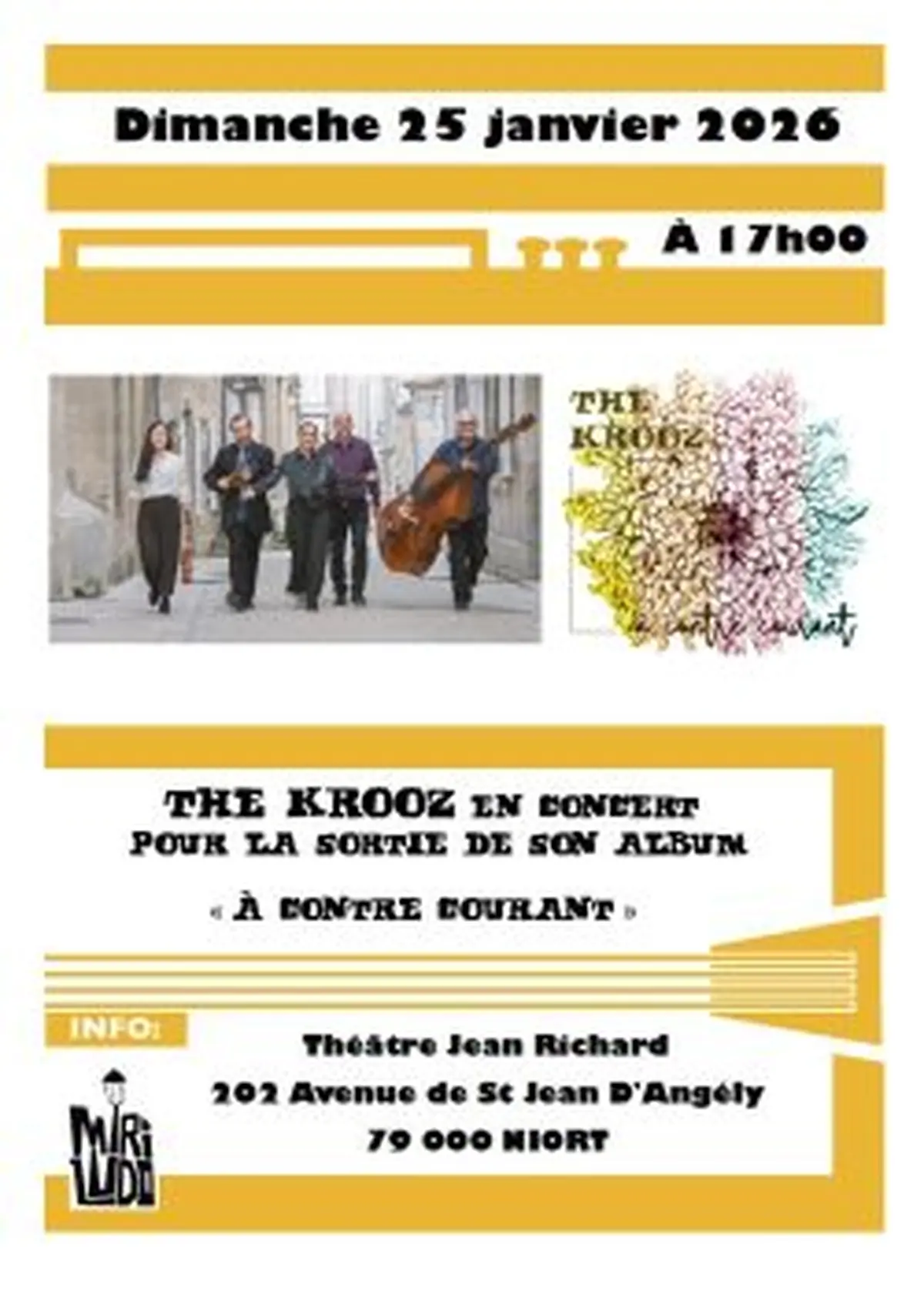 Concert The KROOZ à Niort