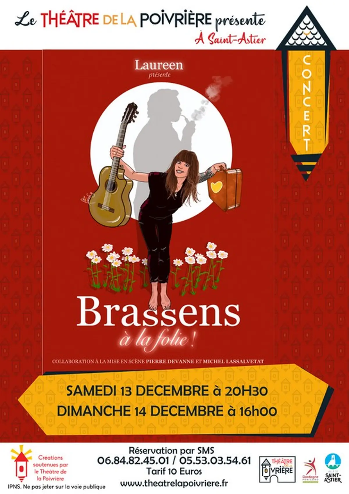 Concert-théâtre : Brassens à la folie