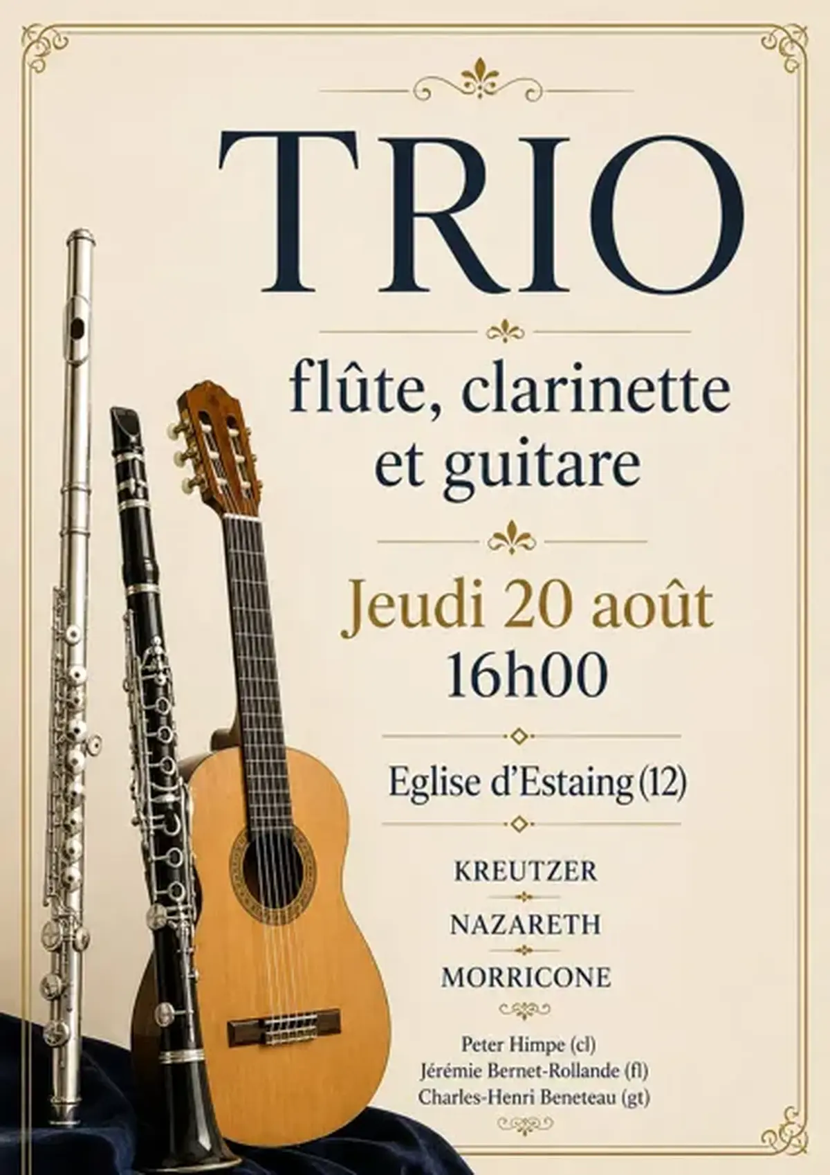 Concert - Trio à l'église St-Fleuret