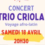 Concert Trio Criola - voyage afro-latin