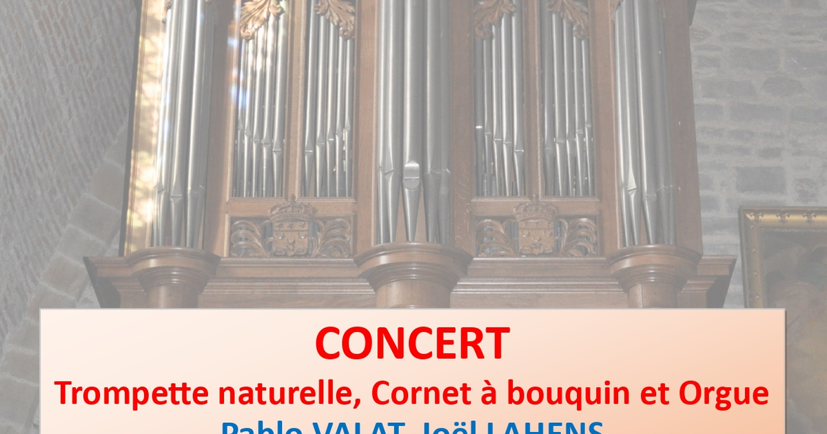 Concert trompette naturelle,cornet à bouquin et orgue
