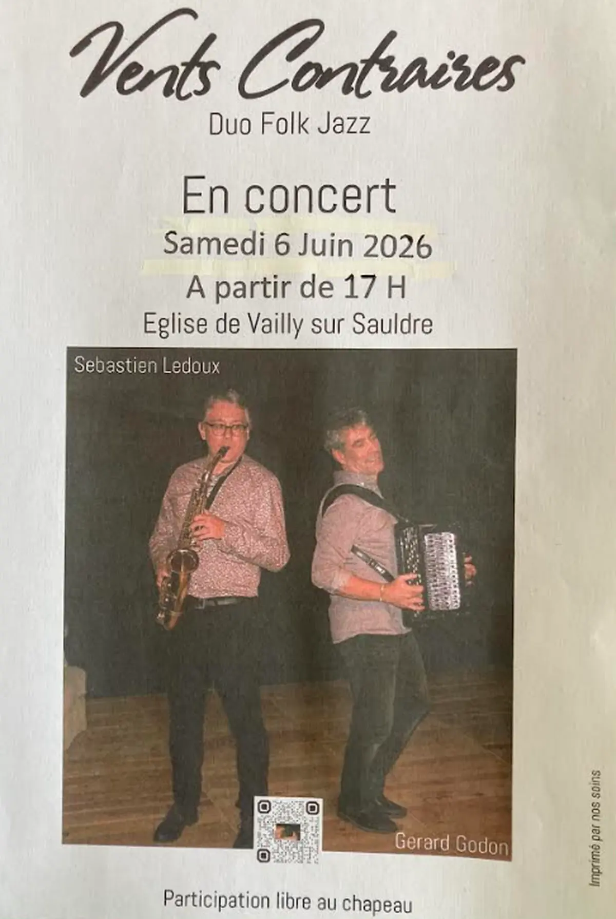 [Concert] Vents Contraires