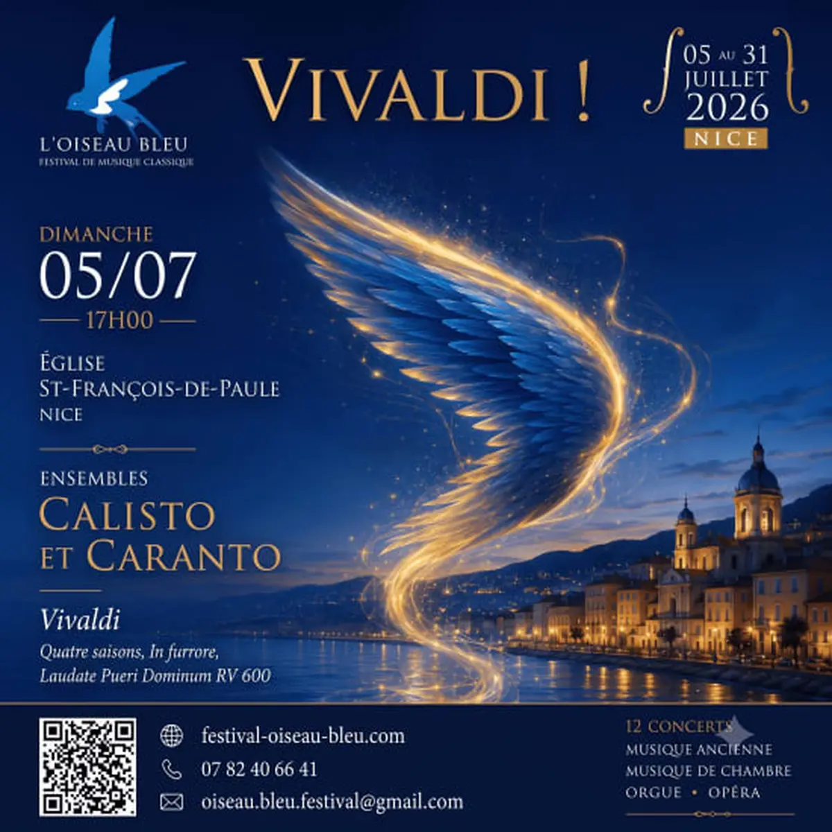 Concert VIVALDI ! à Nice