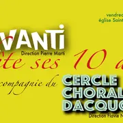 Concert vocal :  Les 10 ans d'Avanti