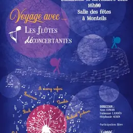 Concert : Voyage avec les flûtes déconcertantes