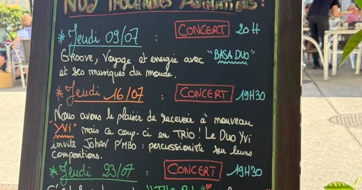 Concert "Yvi Duo" au Café Le Commerce Chez les Filles