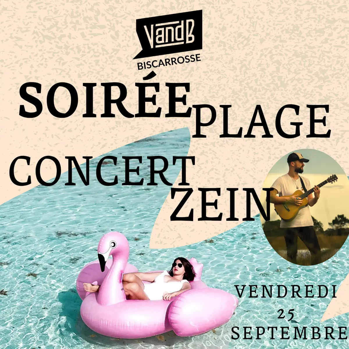 Concert Zein et soirée plage