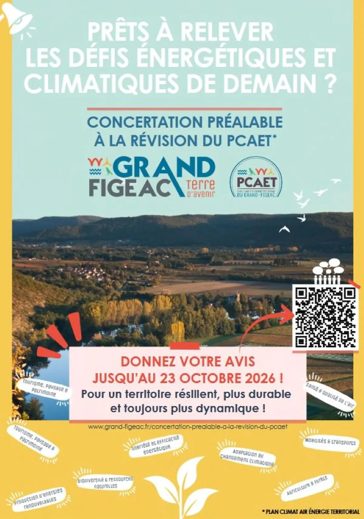 Concertation : Plan Climat-Air-Énergie Territorial (PCAET ou Plan Climat) à Figeac