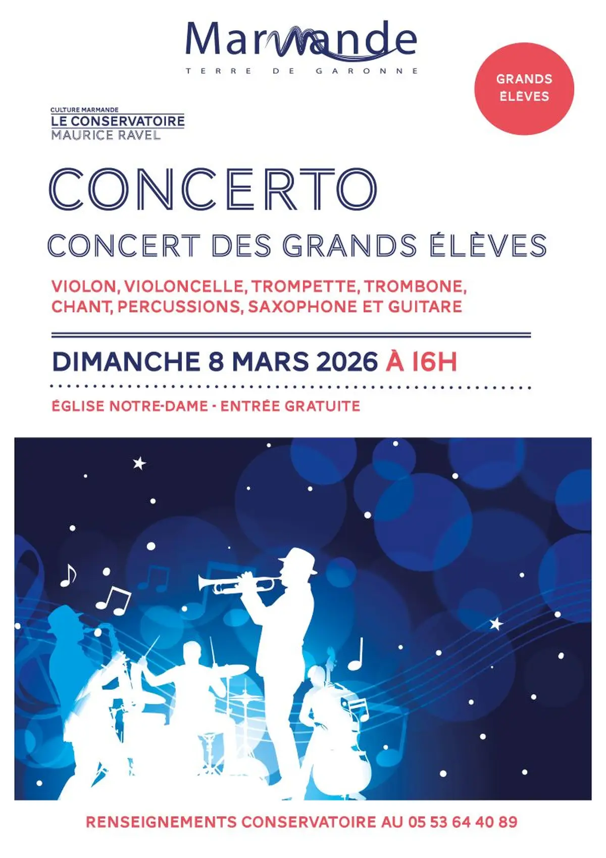 Concerto - Concert des grands élèves - Conservatoire Maurice Ravel