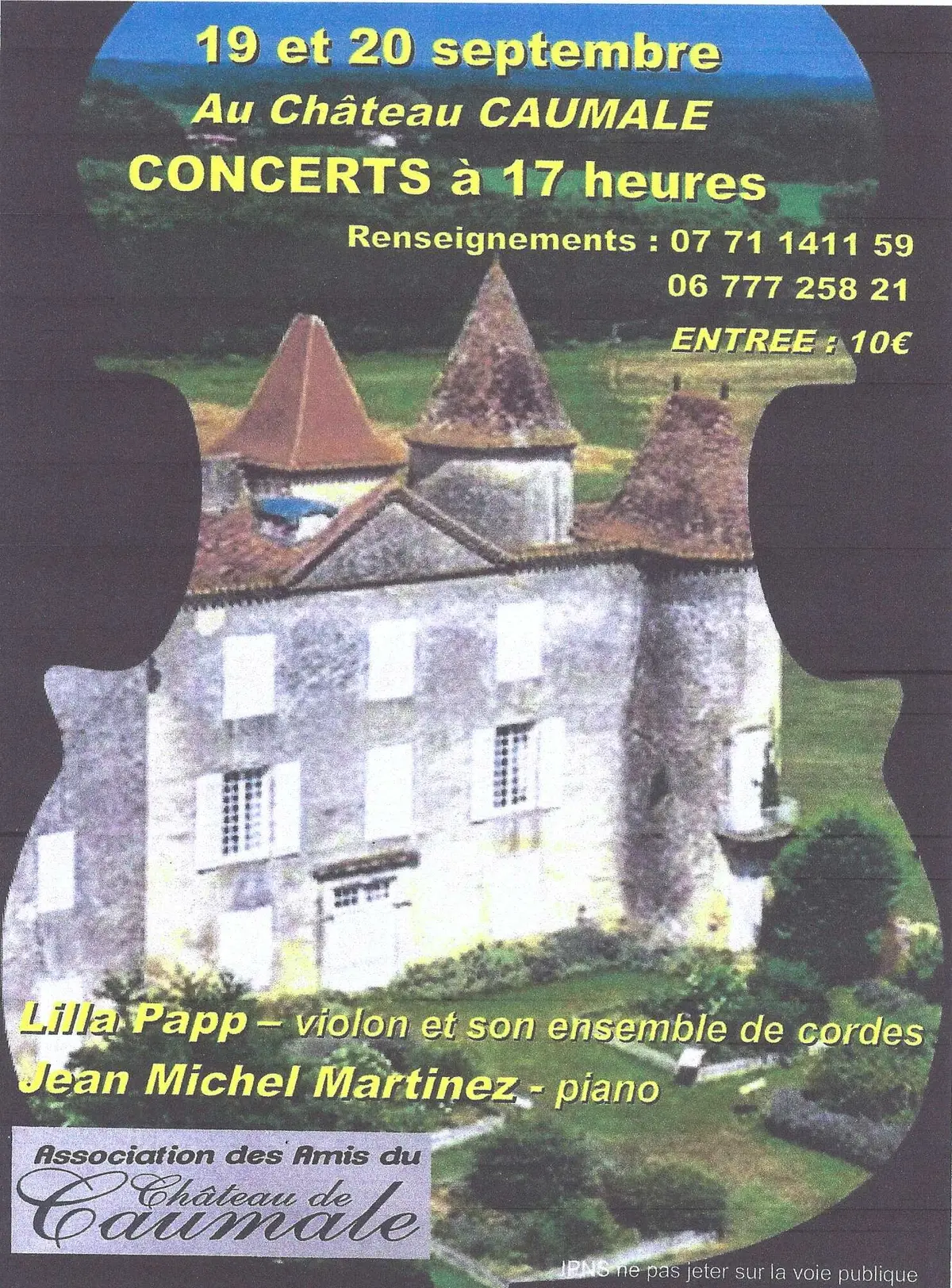 Concerts au Château de Caumale