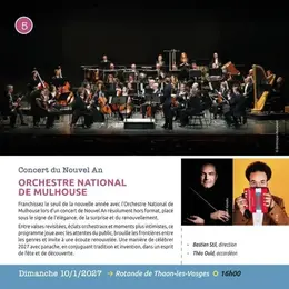 Concerts classiques: concert du nouvel an - Orchestre National de Mulhouse