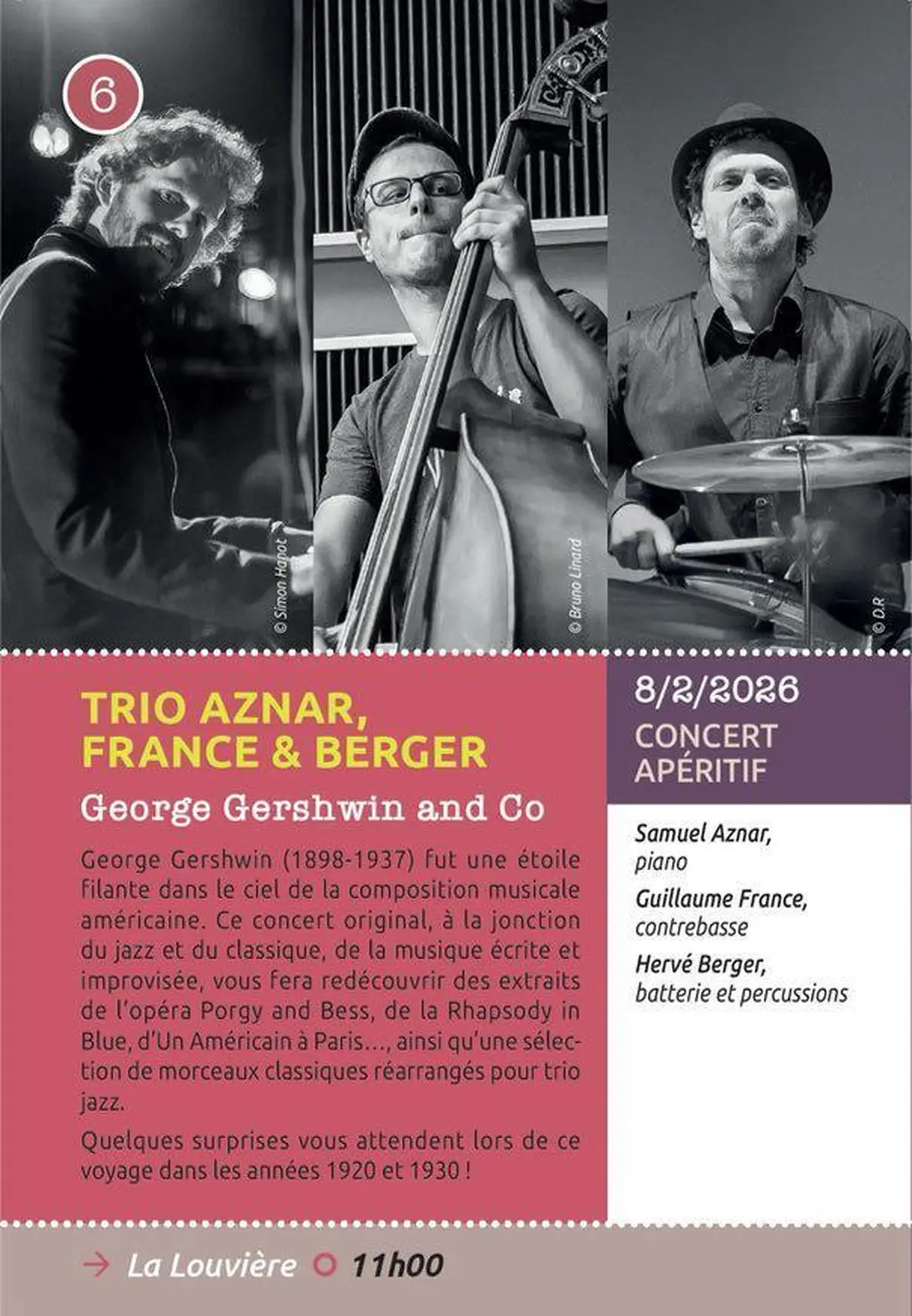 Concerts classiques Epinal - Trio Aznar, France & Berger