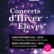 Concerts d'hivers des élèves de l'Ecole de musique du Pays Grenadois