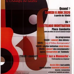 Concerts de l'école de musique Tinte âme art et Champs de gestes