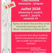 Concerts de la la sixième Académie Musicale