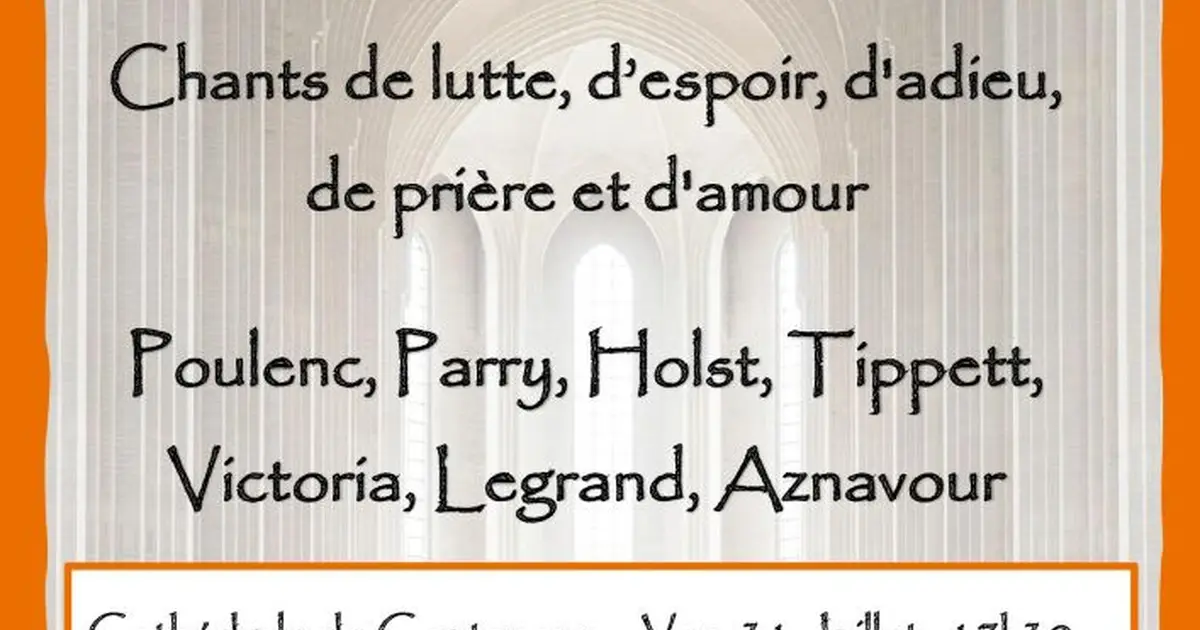 Concerts de musique a capella