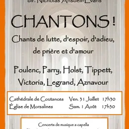 Concerts de musique a capella