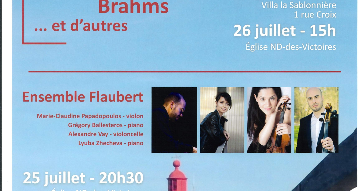 Concerts de musique de chambre à la Villa La Sablonnière