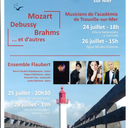 Concerts de musique de chambre à la Villa La Sablonnière