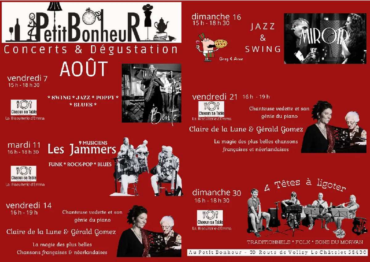 Concerts et dégustation