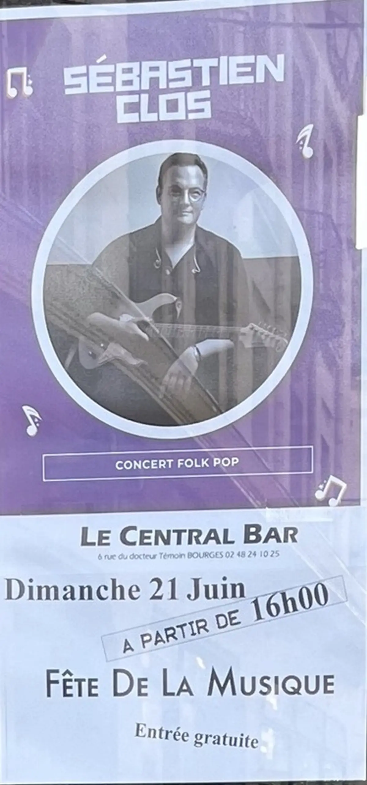 Concerts : Fête de la Musique au Central Bar