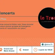 Concerts gratuits - Le Trou