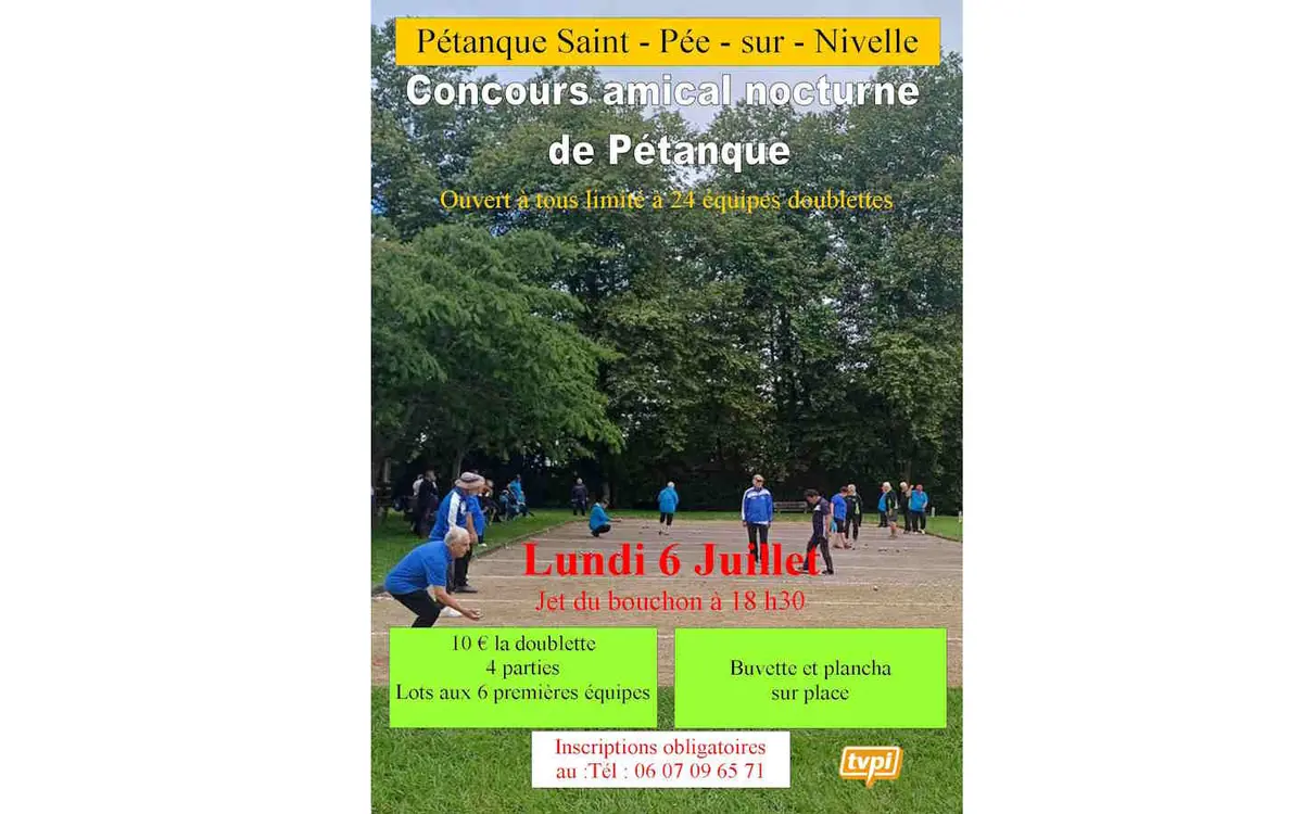 Concours amical nocturne de Pétanque