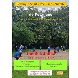 Concours amical nocturne de Pétanque